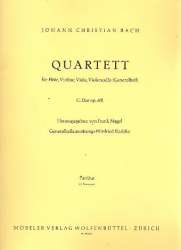 Quartett G-Dur op.8,2 : für - Johann Christian Bach / Arr. Winfried Radeke