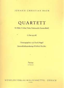Quartett G-Dur op.8,2 : für