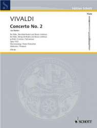 Concerto op.10,2 für Flöte und Streichorchester (Klavierauszug) - Antonio Vivaldi / Arr. Walter Kolneder