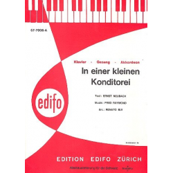 In einer kleinen Konditorei : Einzelausgabe Gesang und Klavier / Akkordeon - Fred Raymond
