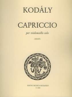 Capriccio für Violoncello solo
