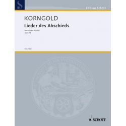Lieder des Abschieds op.14 : - Erich Wolfgang Korngold