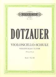 Violoncelloschule Band 3 : - Justus Johann Friedrich Dotzauer