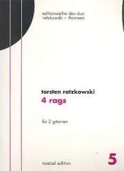 4 Rags : für 2 Gitarren - Torsten Ratzkowski