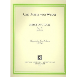 Messe G-Dur op.76 : für Soli, Chor - Carl Maria von Weber