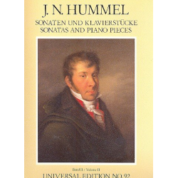 Sonaten und Klavierstücke Band 2 - Johann Nepomuk Hummel