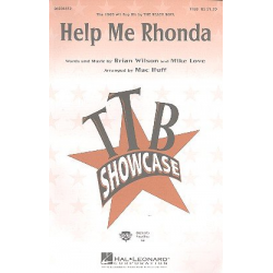 Help Me Rhonda : for male chorus (TTBB) - Brian Wilson