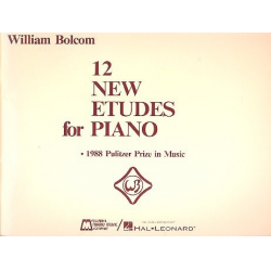 12 new Etudes : for piano - William Bolcom
