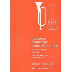 Concerto B-Dur : für 2 Trompeten - Francesco Onofrio Manfredini