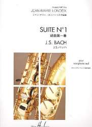 Suite no.1 : pour saxophone seul - Johann Sebastian Bach / Arr. Jean-Marie Londeix