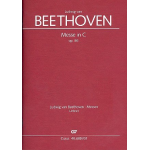 Messe in C-Dur op.86 für Soli, gem Chor und Orchester - Klavierauszug - Ludwig van Beethoven