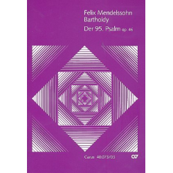 Der 95. Psalm op.46 : für Soli, - Felix Mendelssohn-Bartholdy