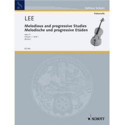 Melodische und progressive Etüden für Cello, Opus 31 - Sebastian Lee / Arr. Hugo Becker