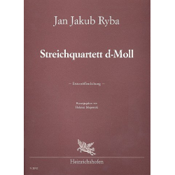 Streichquartett d-Moll (Stimmen) - Jan Jakub Ryba