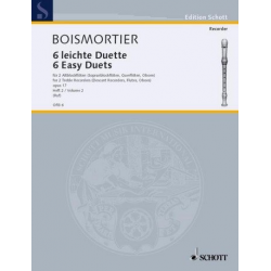 6 leichte Duette op.17 Band 2 - Joseph Bodin de Boismortier