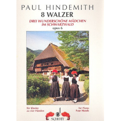 8 Walzer op.6 : für Klavier zu 4 Händen - Paul Hindemith