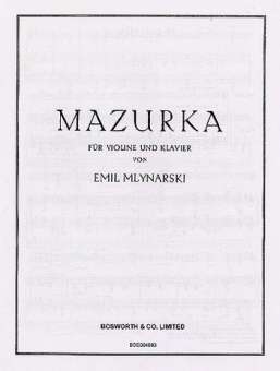 Mazurka : für Violine und Klavier