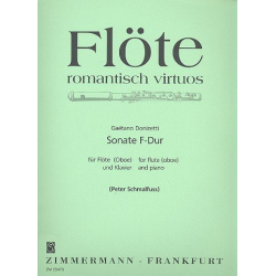 Sonate F-Dur : für Flöte (Oboe) - Gaetano Donizetti