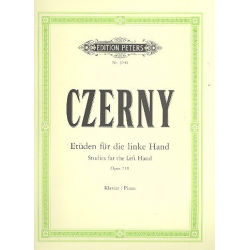 Etüden für die linke Hand op.718 : - Carl Czerny