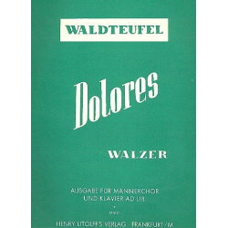 Dolores : Walzer op.170 für - Emile Waldteufel