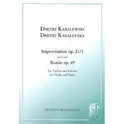 Improvisation op.21,1 und Rondo op.69 : - Dmitri Kabalewski