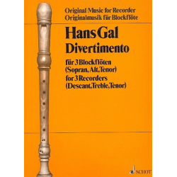 Divertimento op.98 : für - Hans Gal