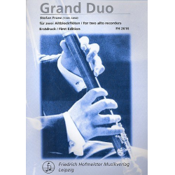 Grand Duo : für 2 Altblockflöten - Stefan Franz