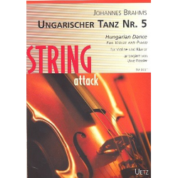 Ungarischer Tanz Nr.5 für Violine und Klavier - Johannes Brahms