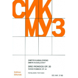 3 Rondos op.30 : für Klavier - Dmitri Kabalewski