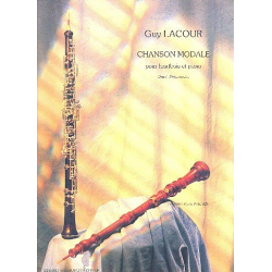 Chanson Modale pour hautbois et piano - Guy Lacour