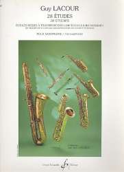 28 études : pour saxophone - Guy Lacour