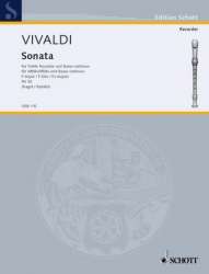 Sonate F-Dur RV52 : für Altblockflöte - Antonio Vivaldi
