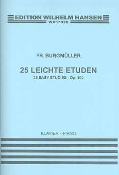 25 leichte Etüden op.100 : für Klavier