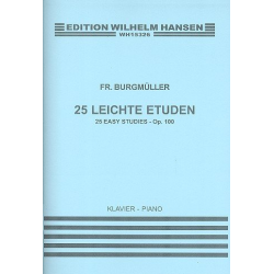 25 leichte Etüden op.100 : für Klavier - Friedrich Burgmüller