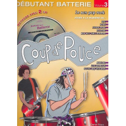 Débutant battérie vol.3 (+ 2 CD's) - Denis Roux