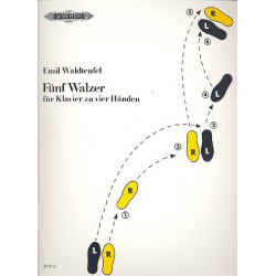 5 Walzer : für Klavier - Emile Waldteufel / Arr. Alfred Didion