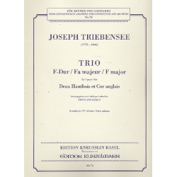 Trio F-Dur : für 2 Oboen - Joseph Triebensee