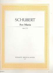 Ave Maria op.52,6 : für tiefe - Franz Schubert