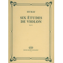 6 études de violon op.63 - Jenö Hubay