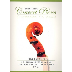 Schülerkonzert D-Dur op.22 : für Violine - Friedrich Seitz