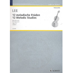 12 melodische Etüden op.113  (Cello) - Sebastian Lee