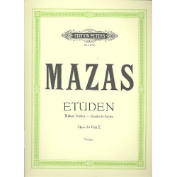 Etüden op.36 Band 2 : für Violine - Jacques Mazas