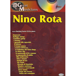 Nino Rota (+CD) : for piano (vocal/guitar) - Nino Rota