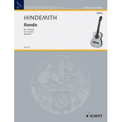 Rondo : für 3 Gitarren - Paul Hindemith
