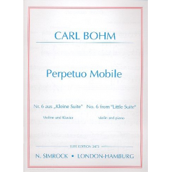 Perpetuo mobile : für Violine - Carl Bohm