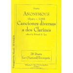 Canciones diversas a dos Clarines - Anonymus / Arr. Edward Tarr