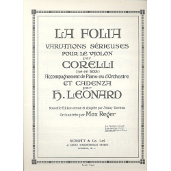 La Folia : Variations sérieuses - Arcangelo Corelli