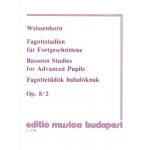 Fagottstudien für Fortgeschrittene op.8,2 - Julius Weissenborn