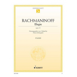 Elegie op.3,1 für Klavier - Sergei Rachmaninov (Rachmaninoff)