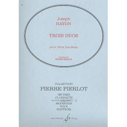 3 duos pour 2 hautbois - Franz Joseph Haydn / Arr. Pierre Pierlot